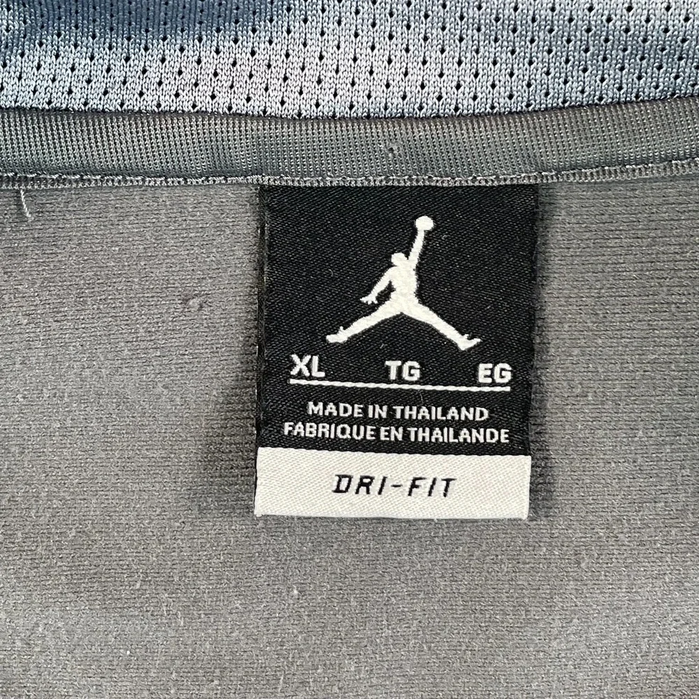 Nike Jordan Flight Jumpman‎ Logo Track Jacket Men XL Grey Geometric Full Zip